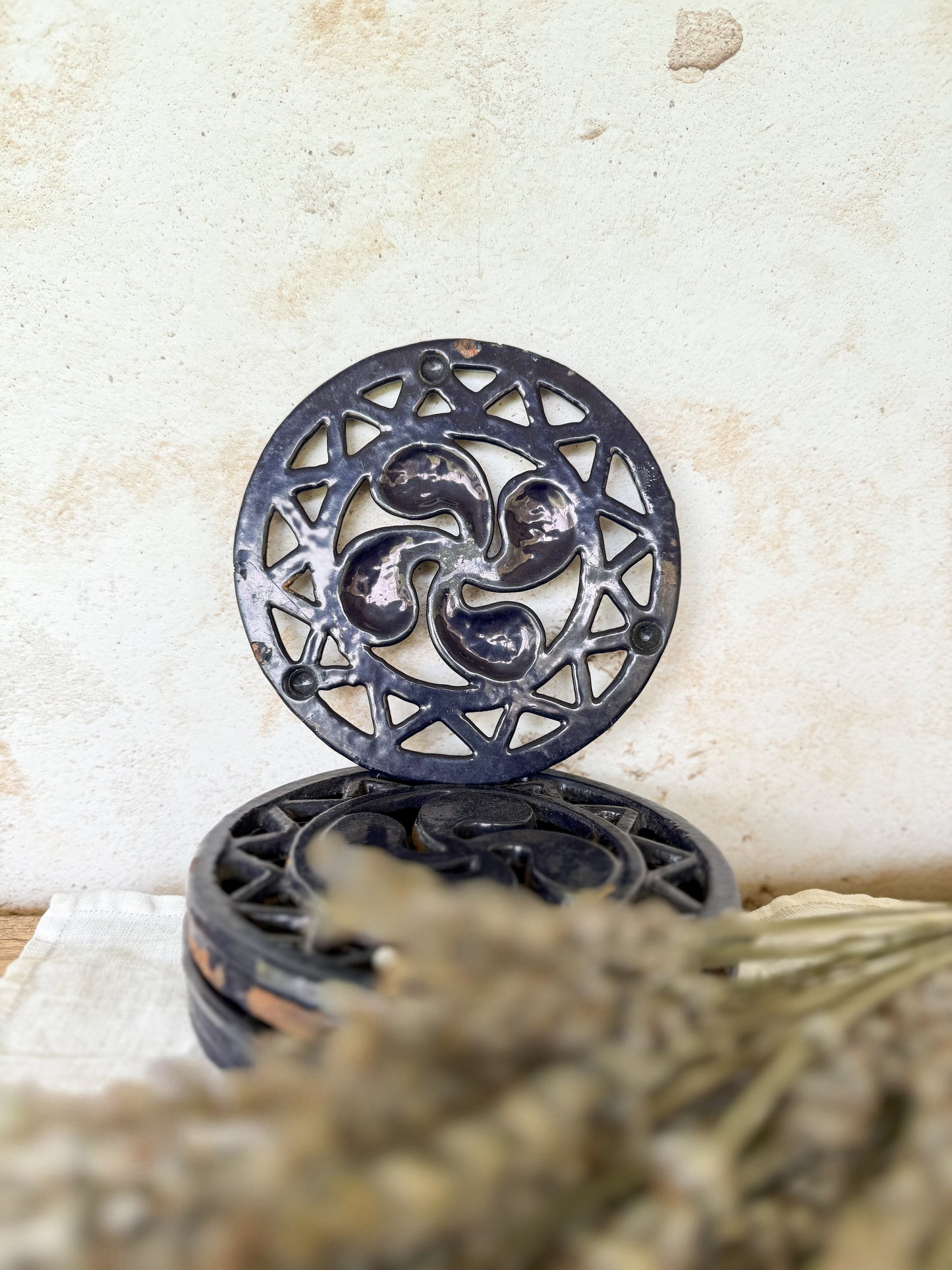 French Wine Bottle Trivet