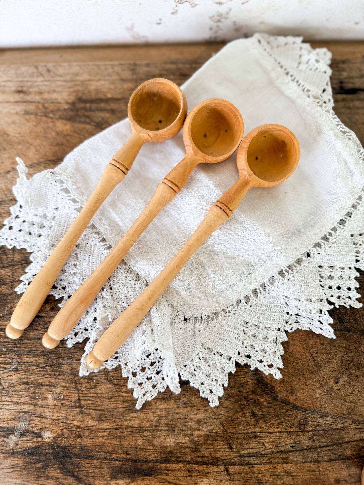 French Olive Spoon 8"