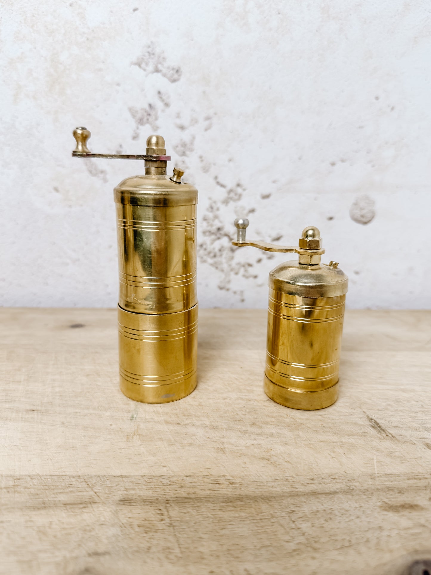 Brass Salt & Pepper Mills