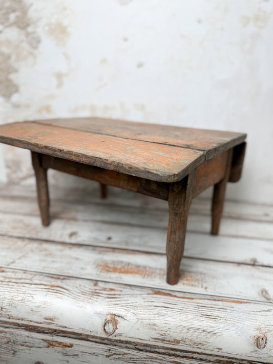 Primitive Drop Leaf Salesman Sample Table