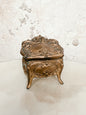 1920's Jewelry Casket Oval Footed open interior
